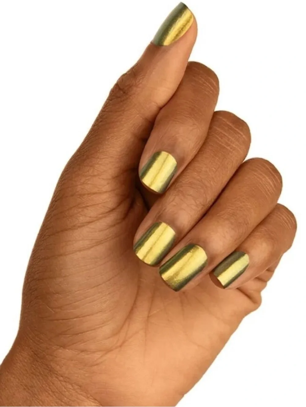 *Retired* Color Street: Miss Polaris | Moss Green Gold Earthy Duochrome Fall